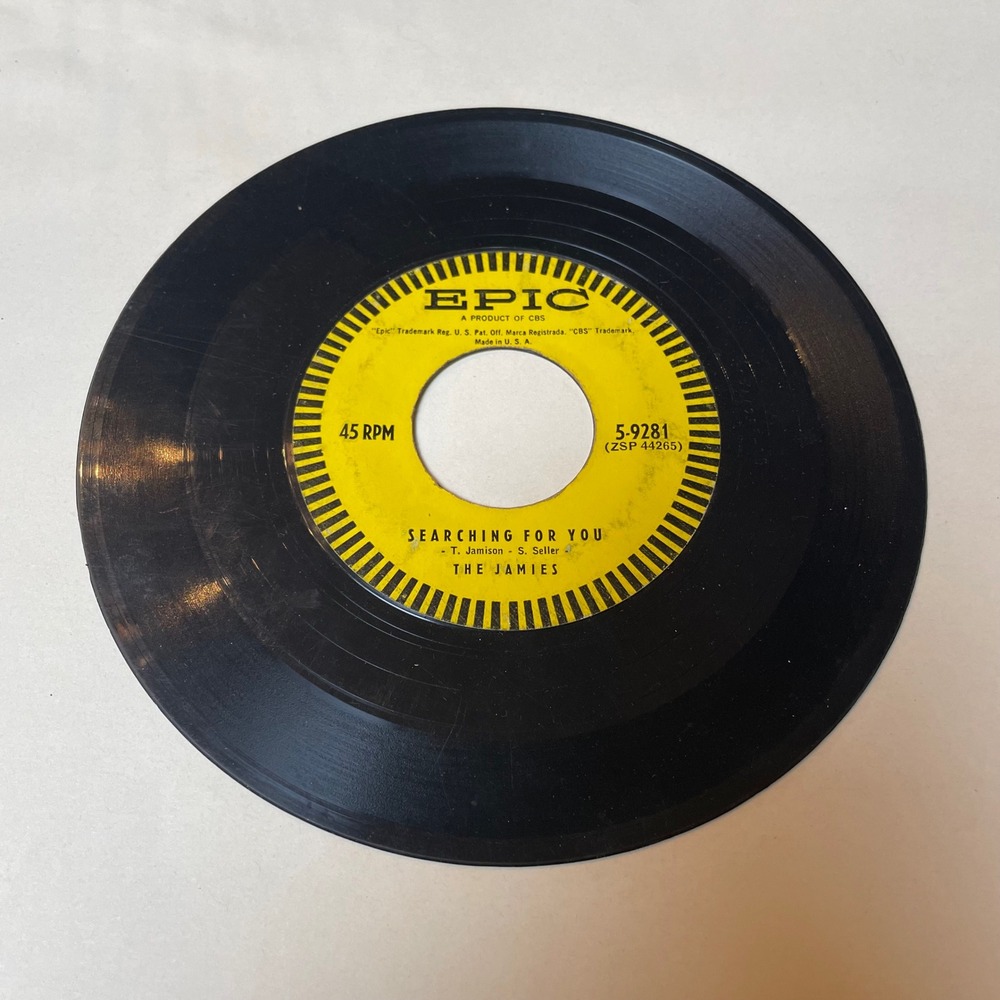 The Jamies 45 RPM Record Searching For‎ You Summertime Summertime Epic